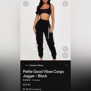 Fashion nova cargo joggers